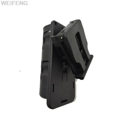 Tactical Flashlight Holster Holder Pouch Protable LED Torch Case 360 Degree Rotatable Molle Belt Carry Clip