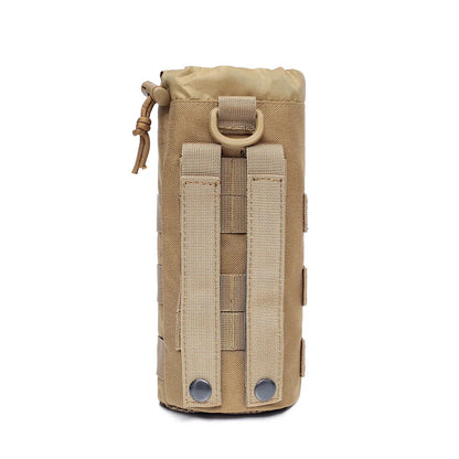 Tactical Molle Water Bottle Bag Outdoor Hiking Camping Drawstring Holder Multifunction Bottle Storage Pouch Pocket