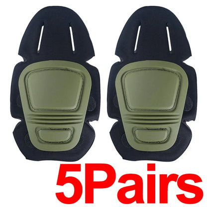 Tactical Knee Elbow Pads Set Outdoor Camouflage Combat Gear Hunting Suit Protection Quick-insert Soft Cushion Military Guard