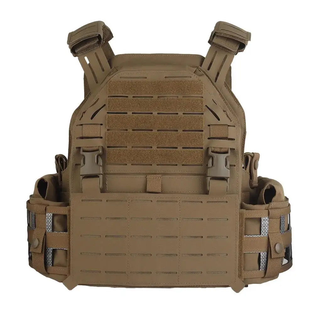 Tactical Vest LG4 Plate Carrier Laser Cut MOLLE Hunting Combat Protective Vest Side Radio Pouch CS Paintball Airsoft Vest Gear