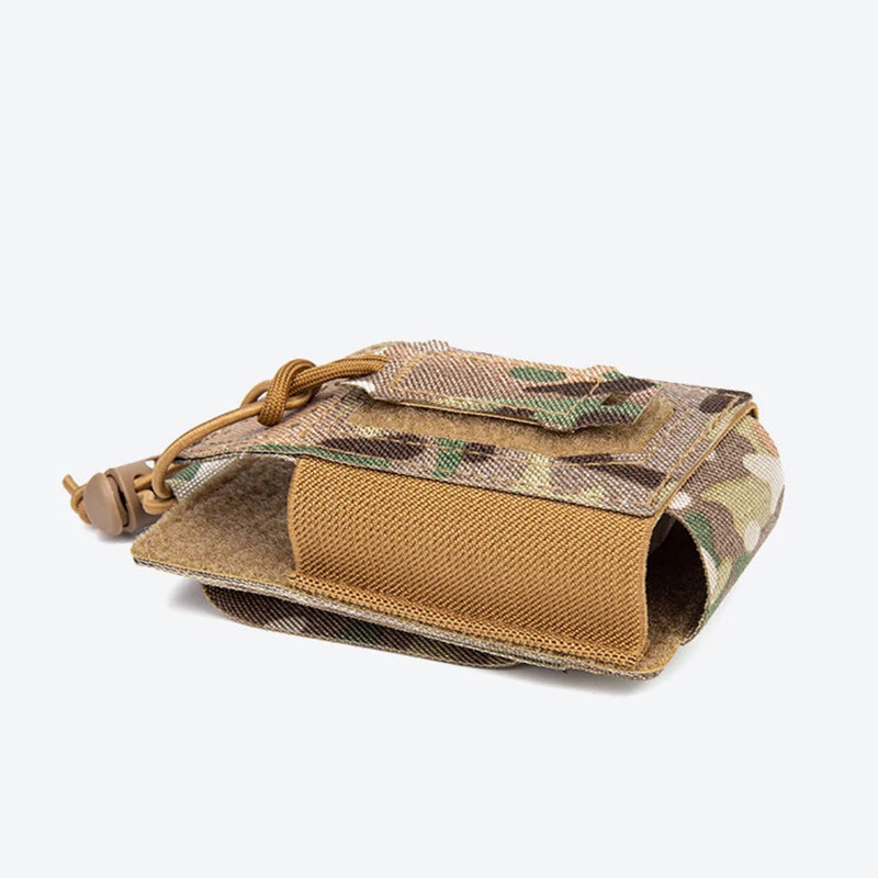 Tactical Mini Radio Pouch Hunting Molle Walkie-talkie Interphone Pouch Duty Tactical Torch Tool Pouch
