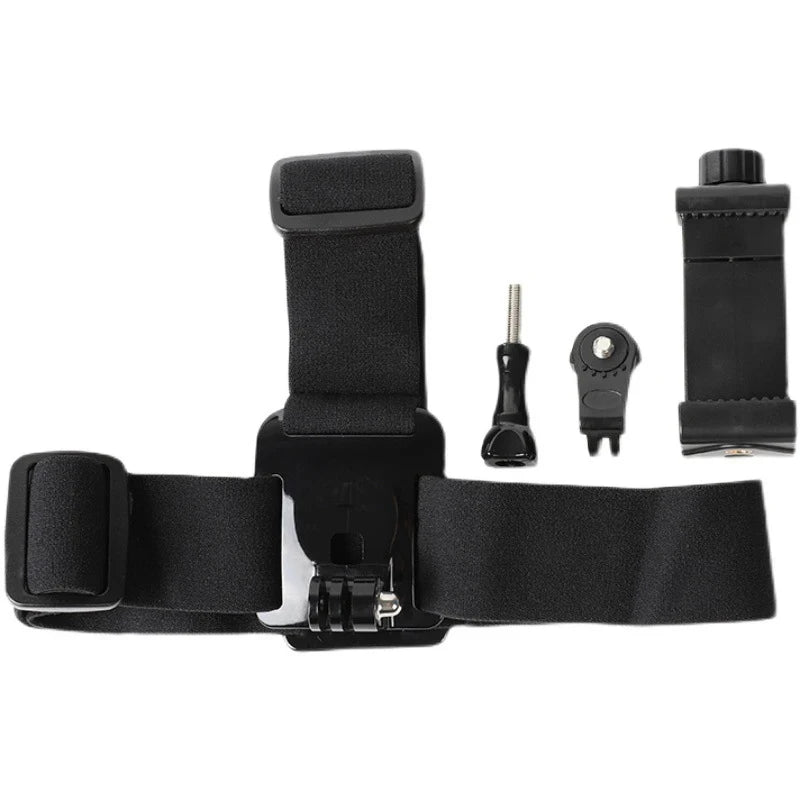 Headband Mobile Phone Mounting Smartphone Stand Phone Headband Strap For Outdoor Insta360 AKASO SJCAM Sports Camera Accessories