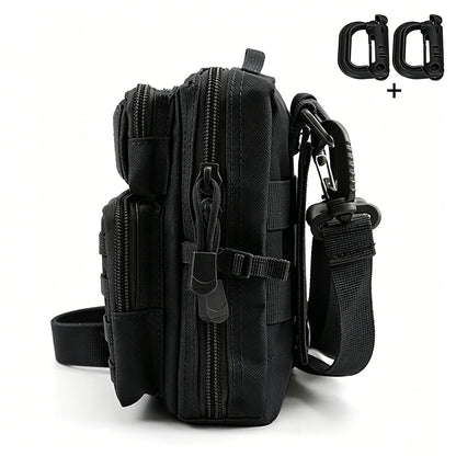 Multi functional portable carry on bag with 4 different carrying methods, large capacity outdoor waist bag