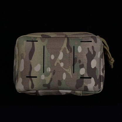 Molle Pouch Phone Folding Navigation Board Organizer Double Zipper Outdoor Hunting Airsoft Dustproof Mobile Phone Protective Bag