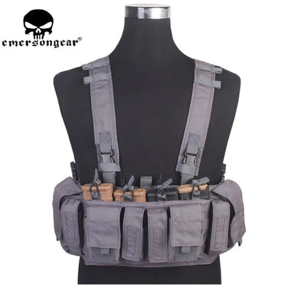 Emersongear MF Style Tactical Chest Rig UW Gen IV Airsoft Hunting Vest Harness Split Front Carrier