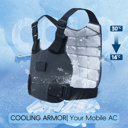 Summer PCM Refrigeration Vest Constant Temperature Tactical Vest Air Conditioning Cooling Suit for Outdoor Work