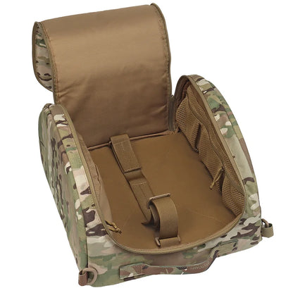 Helmet Storage Bag Oversized Gear Bag Matte Camo Helmet Carry Case High Capacity Airsoft Equipment Storage System