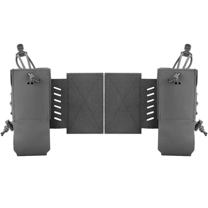 2pcs Tactical Radio Pouch Holster Compatible with AN/PRC 148 152 163 and Similar Size Radio Equipment Molle System Accessories