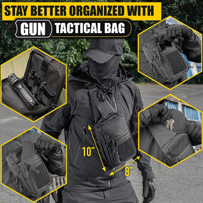New sports shoulder bag, laser chest bag, travel waterproof and wear-resistant shoulder bag, equipment storage, outdoor camping