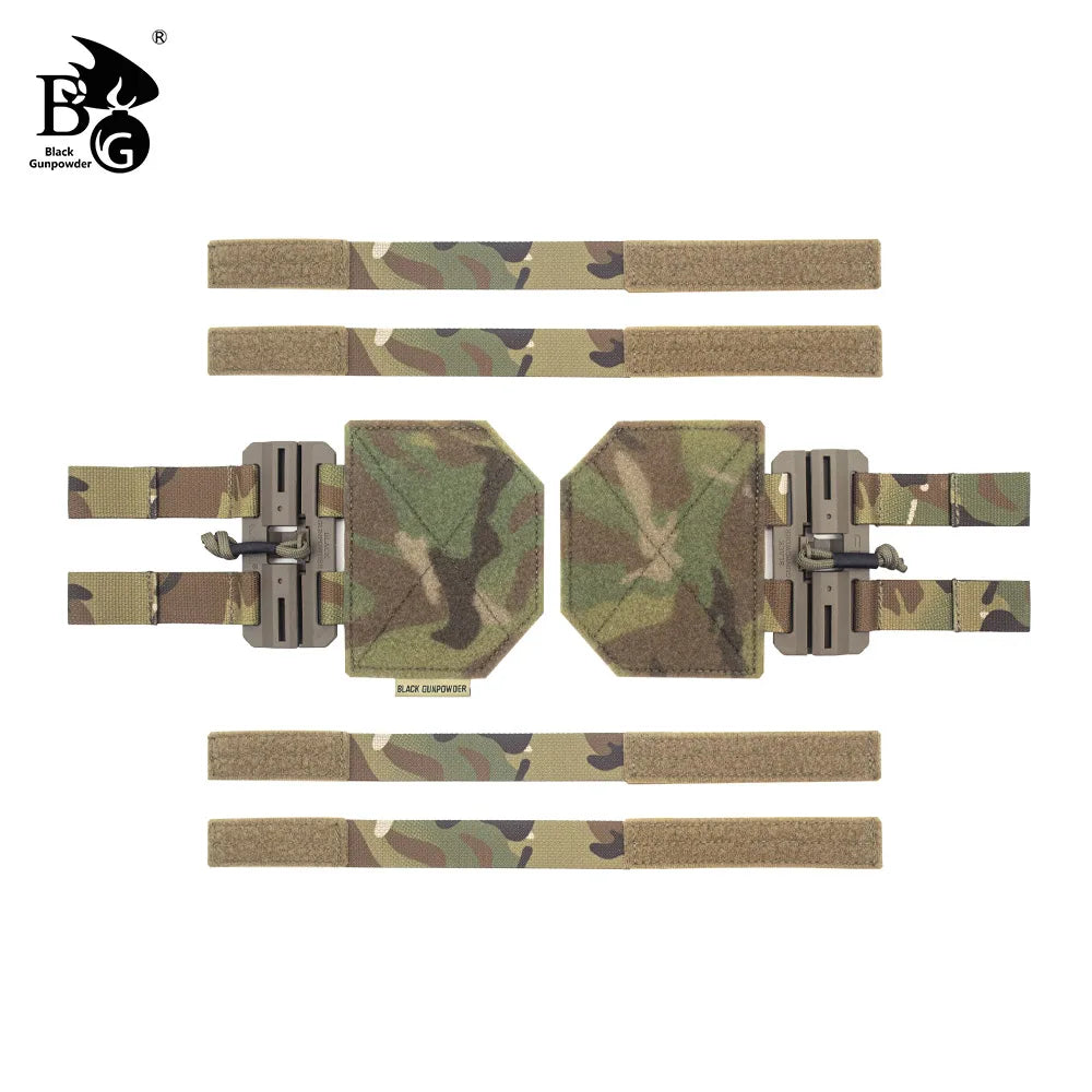 BG Tactical Vest Quick Buckle Set, Portable Detachable Magnetic Clip Set, Hunting Vest Accessories