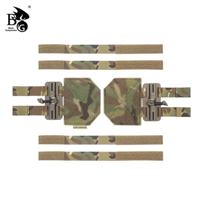 BG Tactical Vest Quick Buckle Set, Portable Detachable Magnetic Clip Set, Hunting Vest Accessories