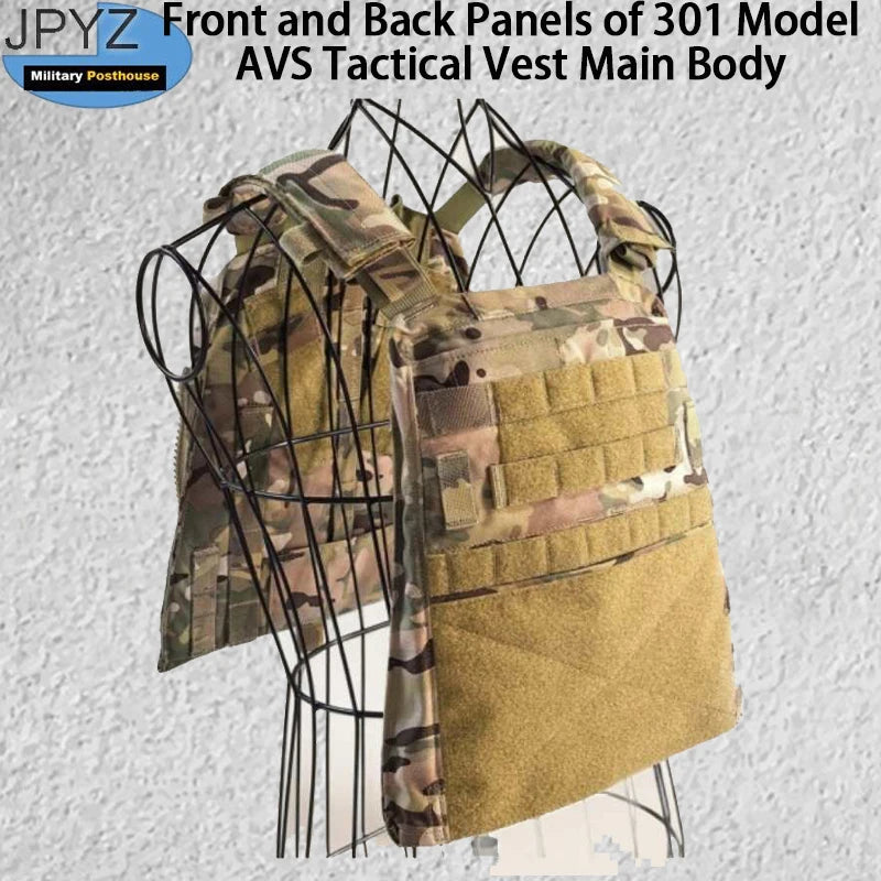 The Main Body Of The 301 Model AVS Tactical Vest With The Front And Back Panels Is Made Of Domestically Produced Nylon Material