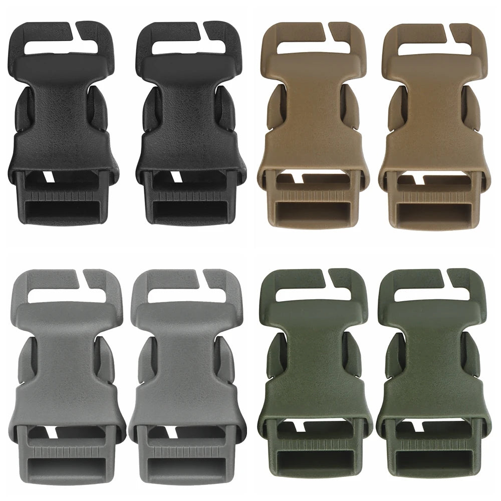 2pcs/set Tactical Vest Belt QASM Quick Attach Buckle/SRB Side Release Buckle/G Hooks Modular Vest Accessories
