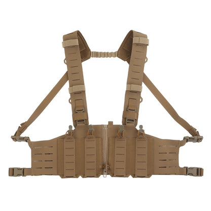 Tactical SF Vest Chest Rigs Lightweight Camouflage MOLLE Militar Hunting Airsoft Assault Vest with Mag Pouch H-Style Strap