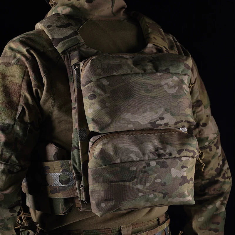 Ferro Style General Purpose Pocket First Aid Kit Molle Pouch Multifunctional General Bag for FCPC V5 Plate Carrier Vest Gear
