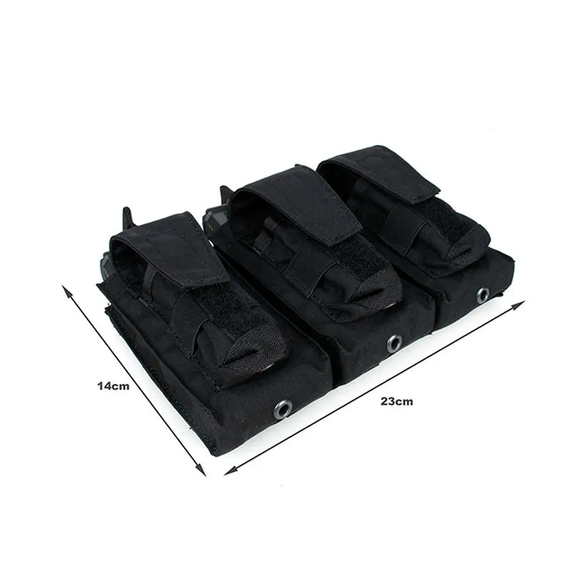 Tactical Vest Attachment Pouch Magazine Pouch 500D Fabric Lightweight Utility Admin Pouch for Molle System