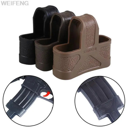 6/10PCS Tactical 5.56 Magazine Pouch Rubber Holster Glove Sleeve Cover M4 Mag Pouch Holder Carry Case Hunting Shooting Accessory