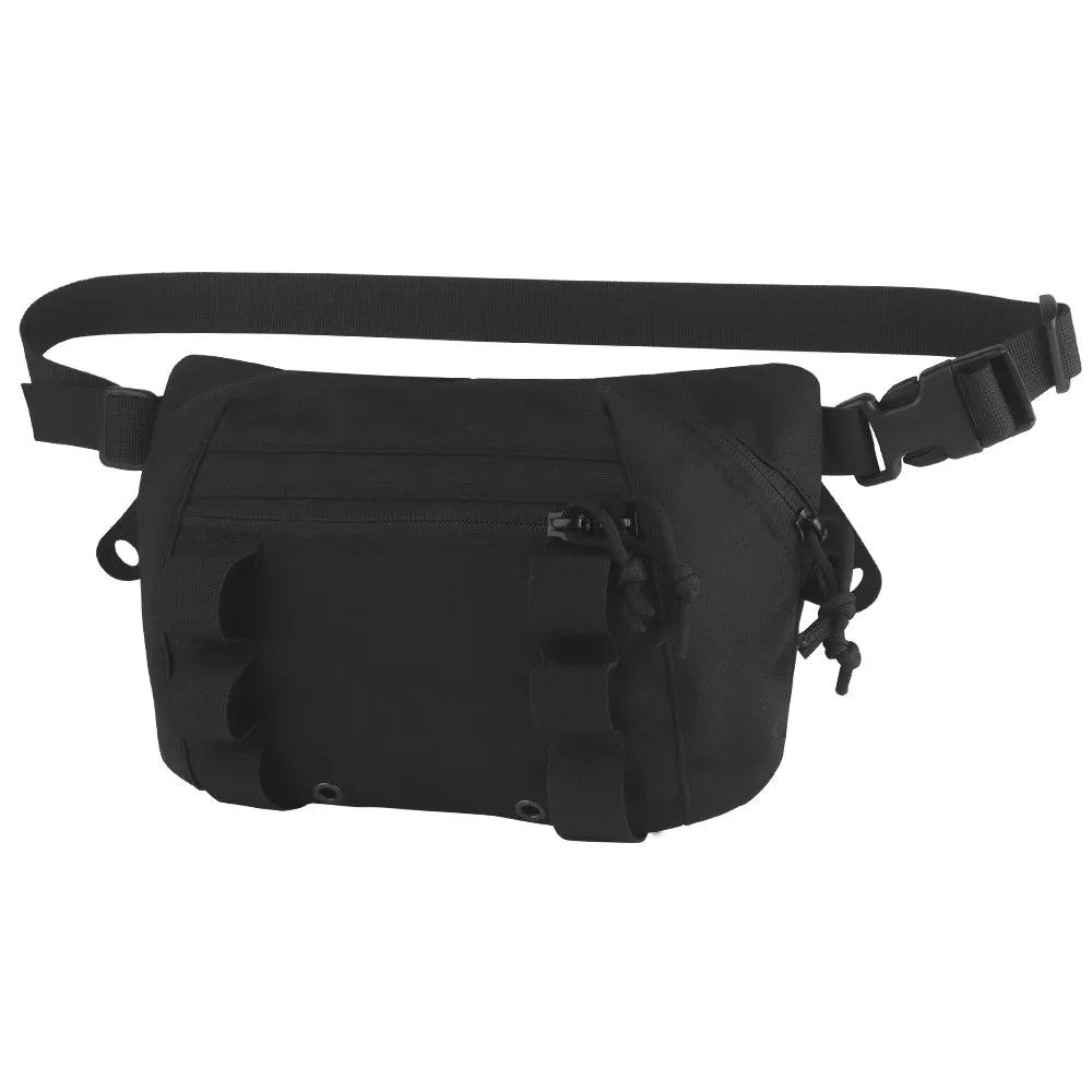 Tactical SS Style Abdominal Dangler Drop Storage Pouch  Box MOLLE Waist Bag Fit Plate Carrier Vest Airsoft CS Game Hunting