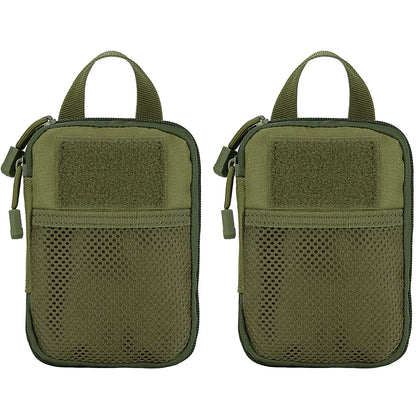 Tactical Molle EDC Pouch - Compact Utility Tool Organizer, Mini Medical Waist Pack & Phone Case Holder for Camping, Hunting