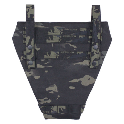 ATFG MC Camo LAP Panel 500D Delustered Nylon Tactical Groin Protection MV Lower Abdomen Platform Pouch Molle LAP Groin Bag