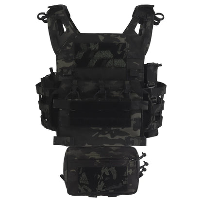JPC R Series Tactical Vest Plate Carrier Set Modular Quick Release Assault Hunting Combat Airsoft Vest Body Armor MOLLE System