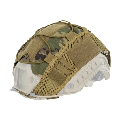 Tactical Helmet Cover Fast Helmet Multi-Camo Helmet Cover for Airsoft Helmet Paintball CS Wargame Sport Hunting Shooting Gear