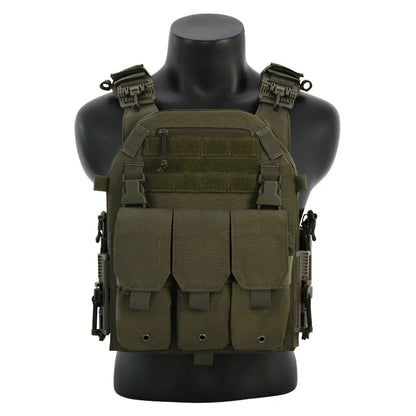 Tactical Plate Carrier 1000D Nylon Outdoor Tactical vest Hunting Protective Adjustable MOLLE System Vest