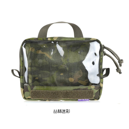 PEW TACTICAL Multiple Transparent and Visible Storage Bag Accessory Pouch Tactical Backpack Built-In Sundry Bag