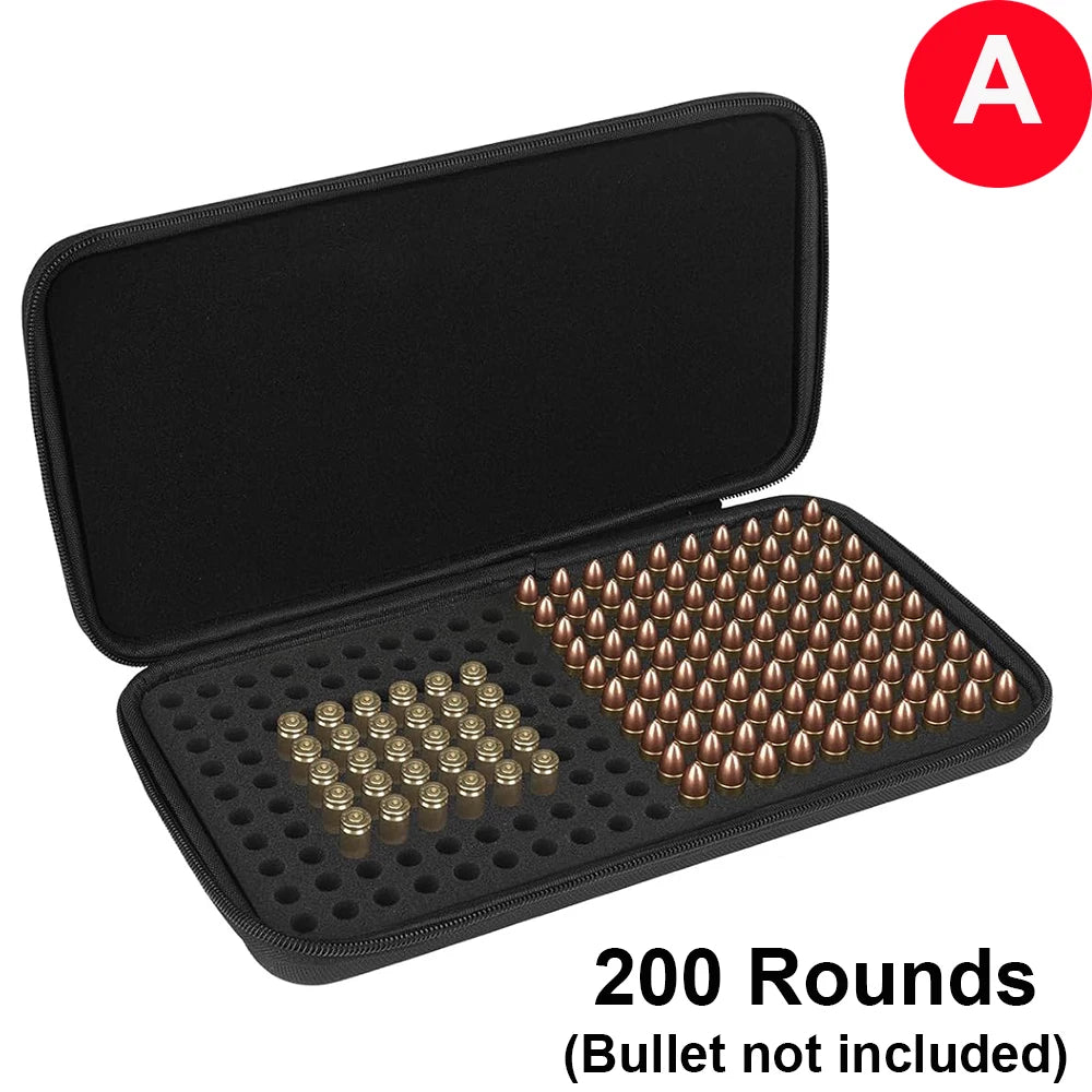 9mm .22LR .223/5.56mm Ammo Pouch Large Capacity Handbag for Ammunition Storage Box Hunting Cartridge Bag Bullet Case Organizer
