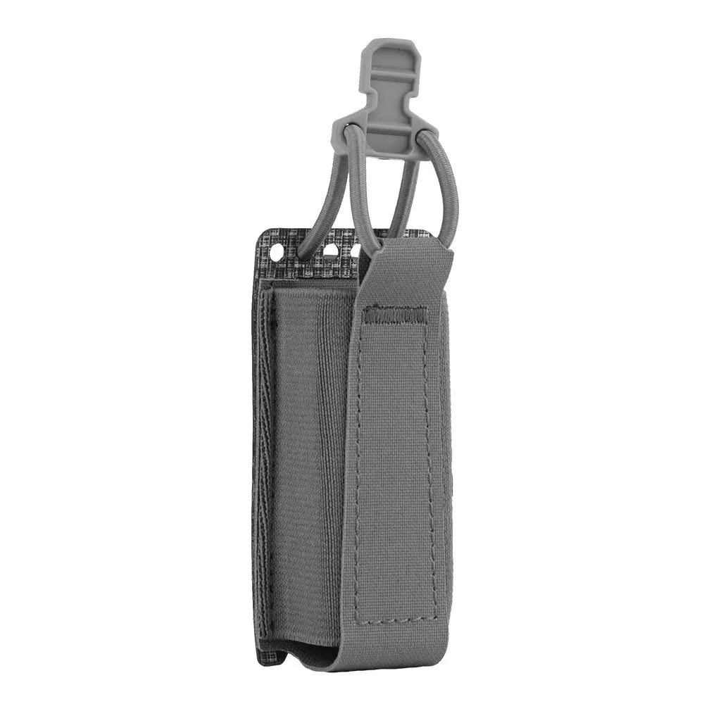 Tactical 9mm Magazine Pouch Elastic Single Pistol Mag Pouch Quick Release for G17 19 M9 SIG P226 Universal Pistol Mag Holder
