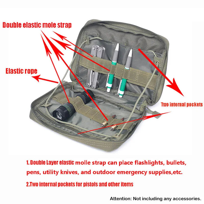 Outdoor Pouch First Aid Kit Medical Emergency Bag for Hunting Accessories EDC Molle Tool Pack Camping Cycling