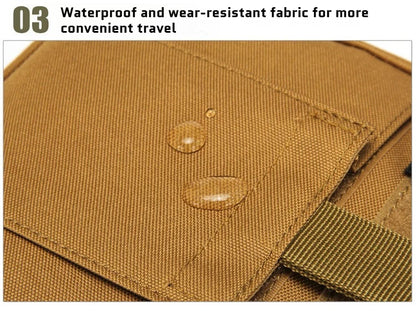 Tactical Leg Wrap Medical Kit, Multifunctional First Aid Kit Waist Pack, Outdoor Multifunctional MOLLE Accessory EDC Tool Pouch