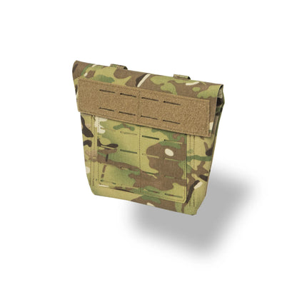 MILITECH Laser Cut Molle Level 3A Groin Protection Groin PAL Accessory Pouch Sub Abdominal Pouch Groin Bag With Armor