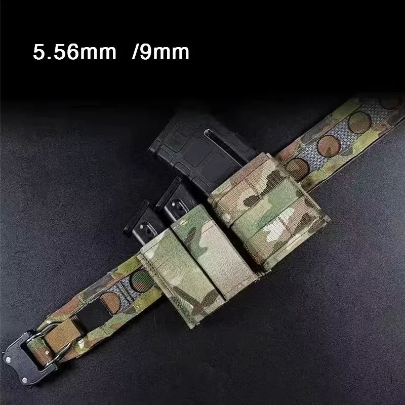5.56mm Mag Pouch 9mm Mag Pouch Molle Tool Bag Short MAG Bag MOLLE M4 G17 AR15 Airsoft Belt Vest Gear Strap Maclice Clip