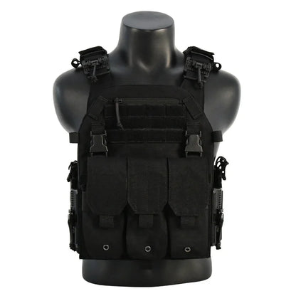 Tactical Plate Carrier 1000D Nylon Outdoor Tactical vest Hunting Protective Adjustable MOLLE System Vest