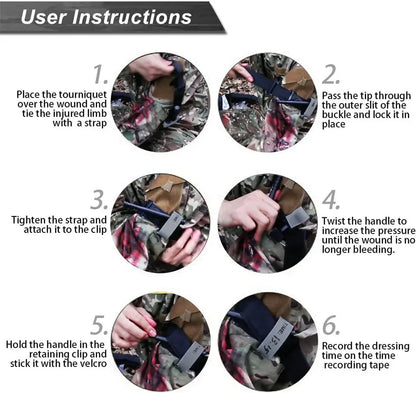 Tourniquet Combat Medical Tourniquet Tactical Military Emergency With Pen First Aid Camping Equipment For Outdoor Exploration