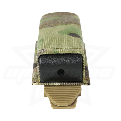 OPHIDIAN MOLLE Mag Pouch FAST 9MM Single/Double Mag Bag Hunting CS Games Air soft Holder With Nylon Support Clip