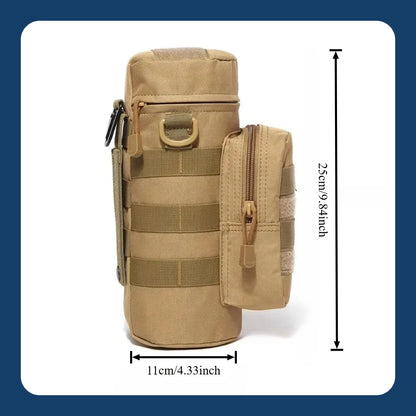 Outdoor Tactical Molle Waist Hanging Water Bottle Bag - Outdoor Travel, Camping, Hiking, Cycling, Fishing, and Hunting Equipment