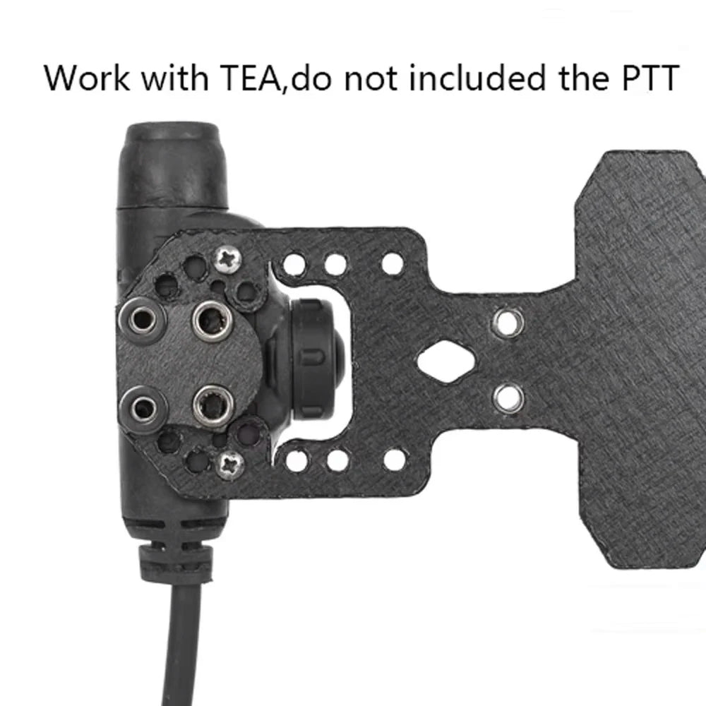 Tactical Vest Universal PTT MOLLE Mounting Adapter Board for U94 TE A Invisio