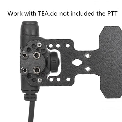 Tactical Vest Universal PTT MOLLE Mounting Adapter Board for U94 TE A Invisio