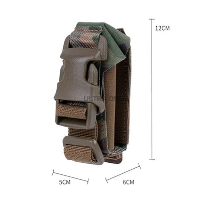 Tactical Compact Grenade Pouch for M67 MOLLE Combat Single Magazine Bag Elastic Hunting Airsoft Training Gear Frag Pouches