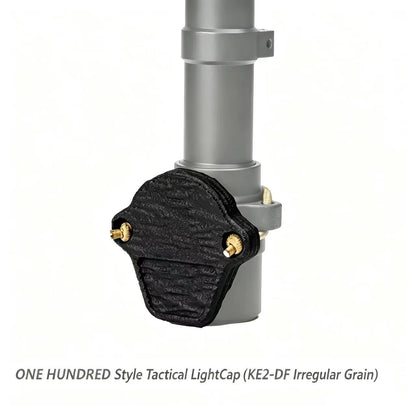 ONE HUNDRED Style Outdoor LightCap, KE2-DF Irregular Grain, Flashlight Accessory, Reduce Light Reflection
