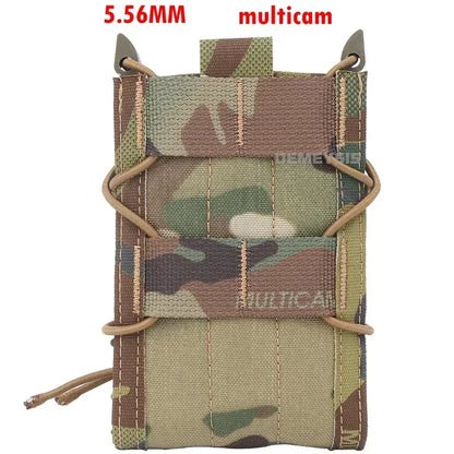 9MM 5.56 Magazine Pouches Tactical AK AR M4 AR15 Single Magazine Bag Rifle Pistol Molle Mag Holster Pouch Hunting Tools Holder