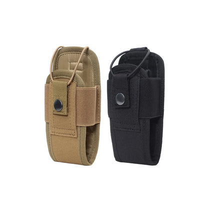 1000D Tactical Molle Radio Walkie Talkie Pouch Waist Bag Holder Pocket Portable Interphone Holster Carry Bag for Hunting Camping