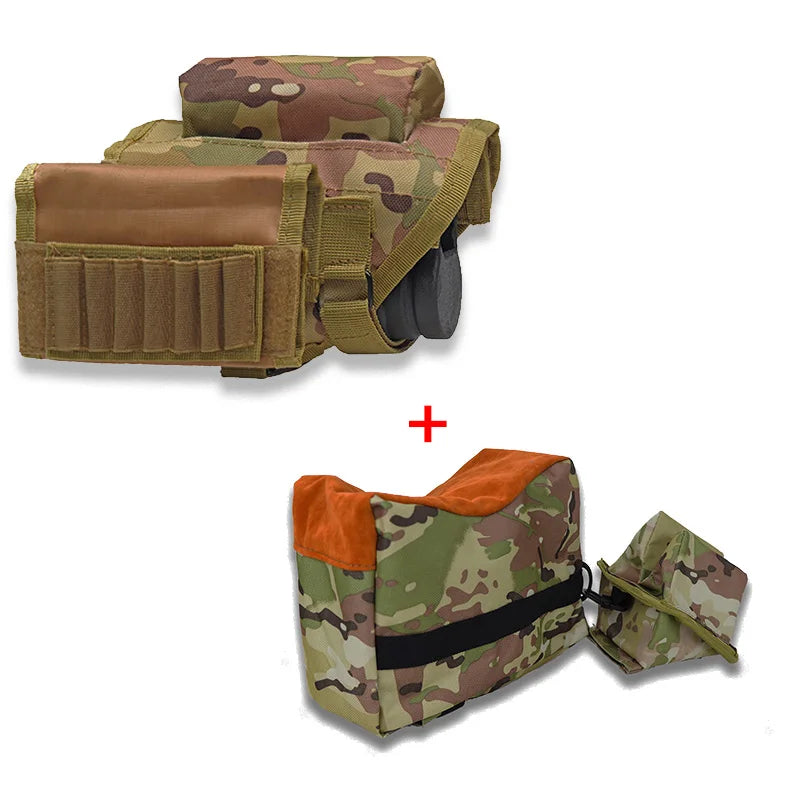 Tactical Stock Support Bracket Unfilled Sandbag, Outdoor Sport Stability Rest Equipment for Practice