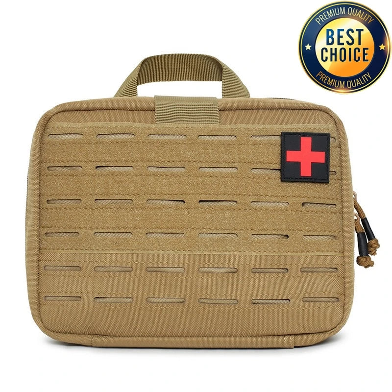 Tactical First Aid Kits Medical Bag Outdoor Molle Emergency Hunting Bag Camping Survival Tool EDC Pouch Red Cross Waist Bag