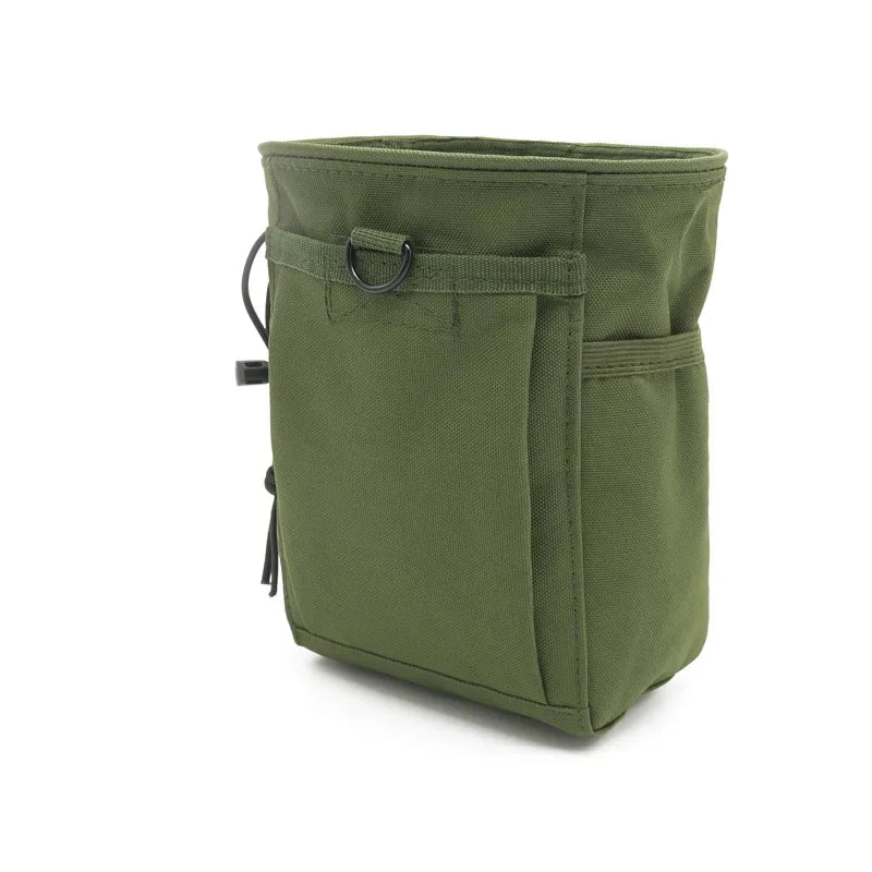 1PC Molle Drawstring Magazine Dump Pouch Adjustable Utility Belt Fanny Hip Holster Bag Outdoor Hunting Accessories