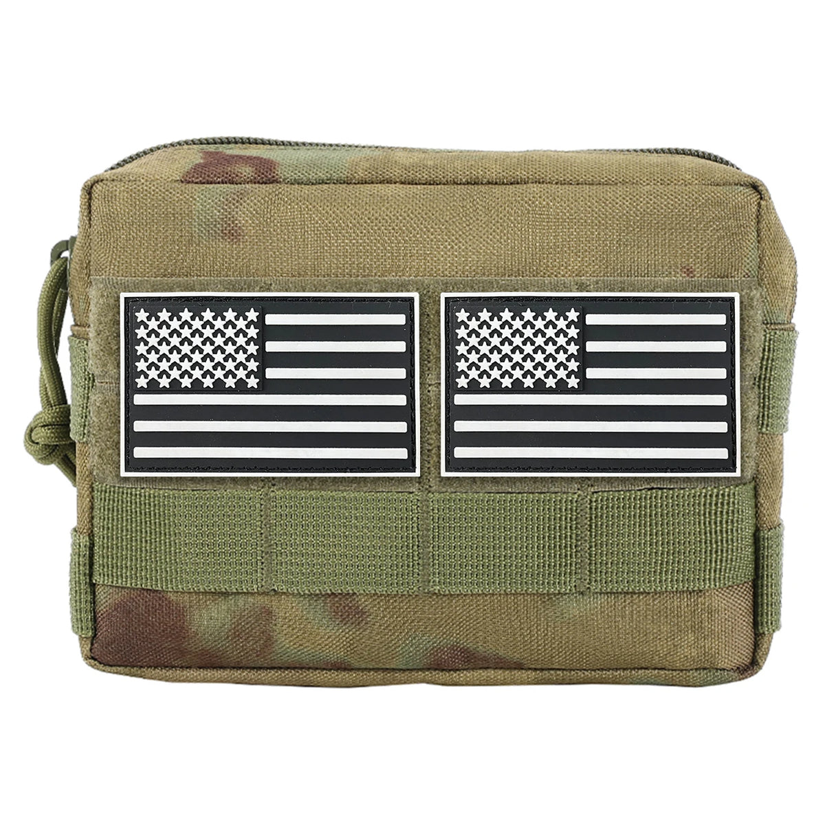 Multi functional hunting accessory bag MOLLE system vest sub bag outdoor EDC storage small bag camouflage tool kit