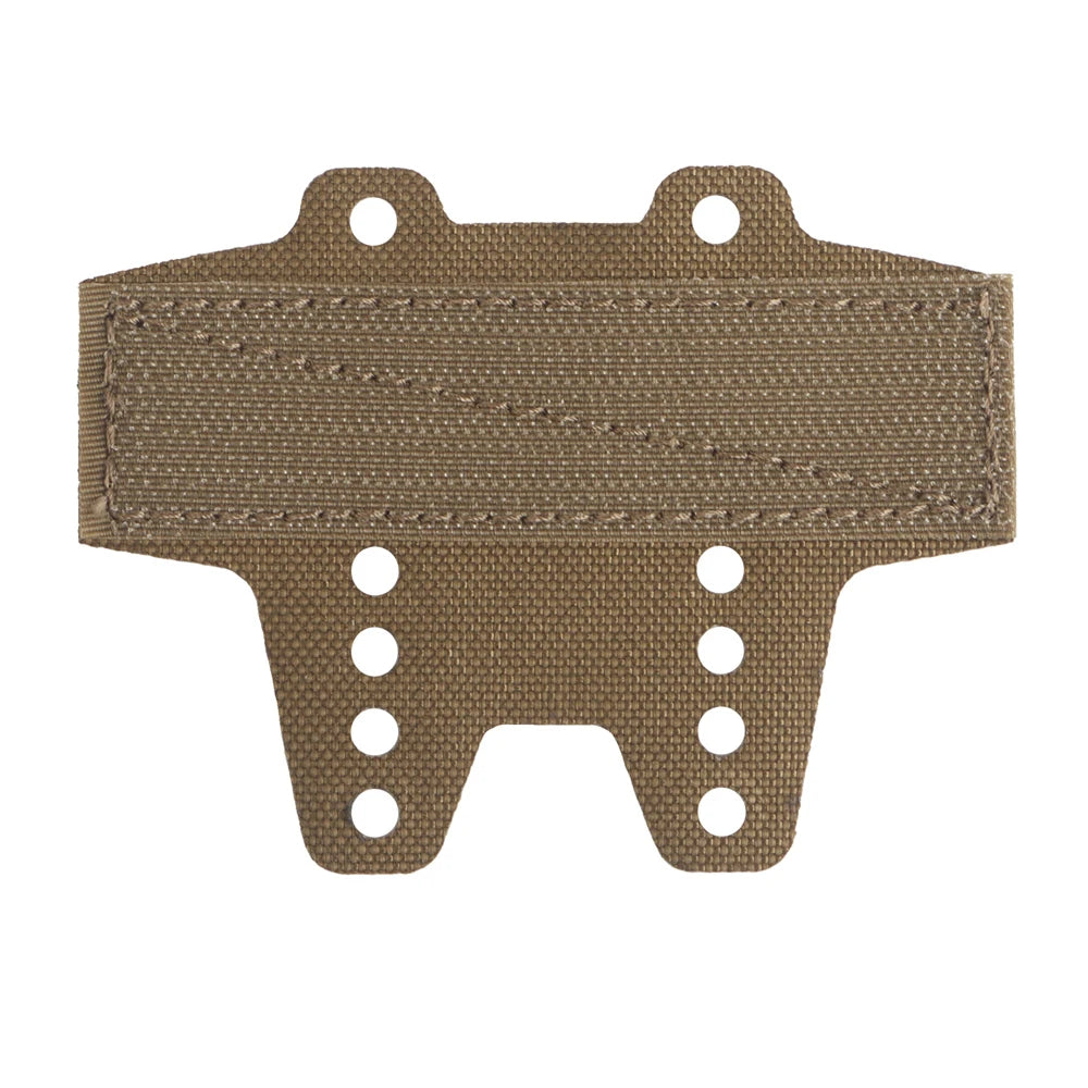 Modular Holster Mount Adapter Bridge Hook Loop Fastener for Tactical Drop Leg Platform QLS Hunting