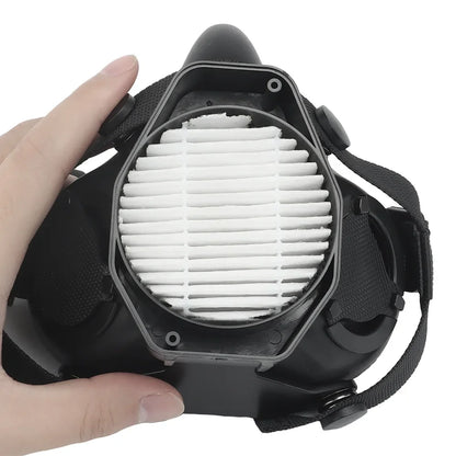 Sotr Mask with HEPA Filtration Particulate, Special Operations Tactical Respirator Gas Mask Half Face for Airsoft Cosplay